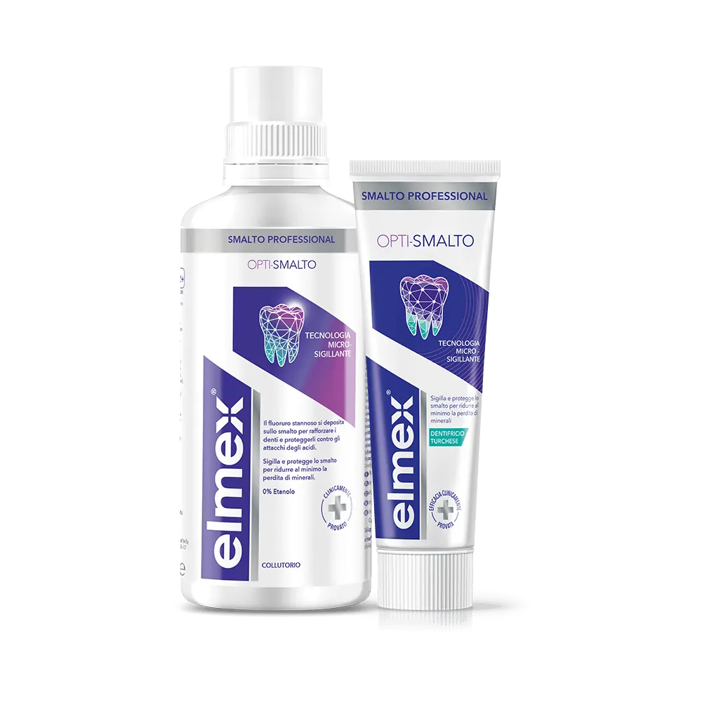 Prodotti della linea elmex Opti-Smalto